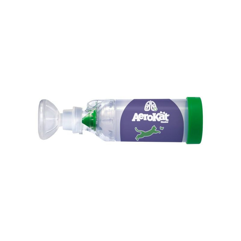 Inhalator Aerokat dla kotów, 2 maski o rozmiarze S i M